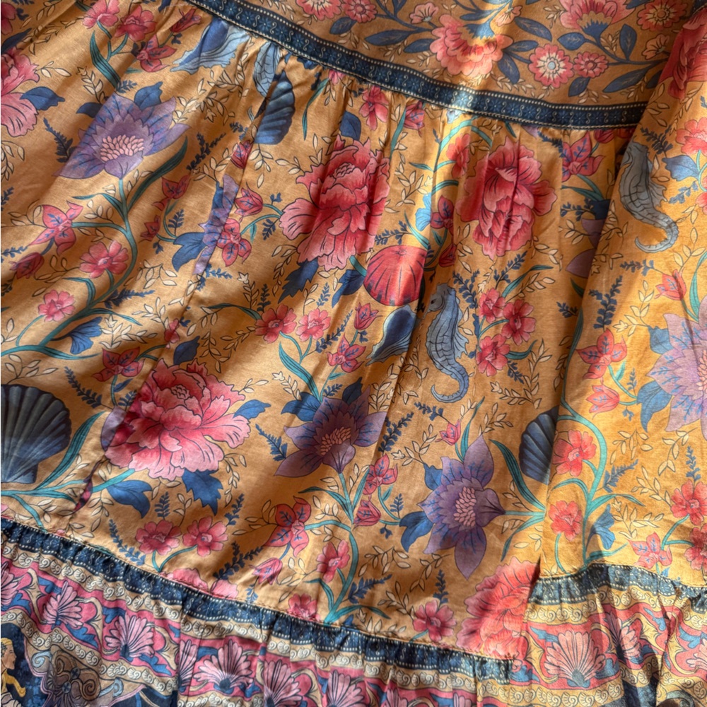 TRADE - do not buy. Spell Seashell Mermaid Floral Skirt and Blouse Set - Picture 6 of 10